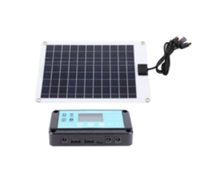 Cargador De Baterías Con Panel Solar De 50 W Y Controlador Mppt De 100 A Para Baterías De 12 V Y Equipos De Cc.