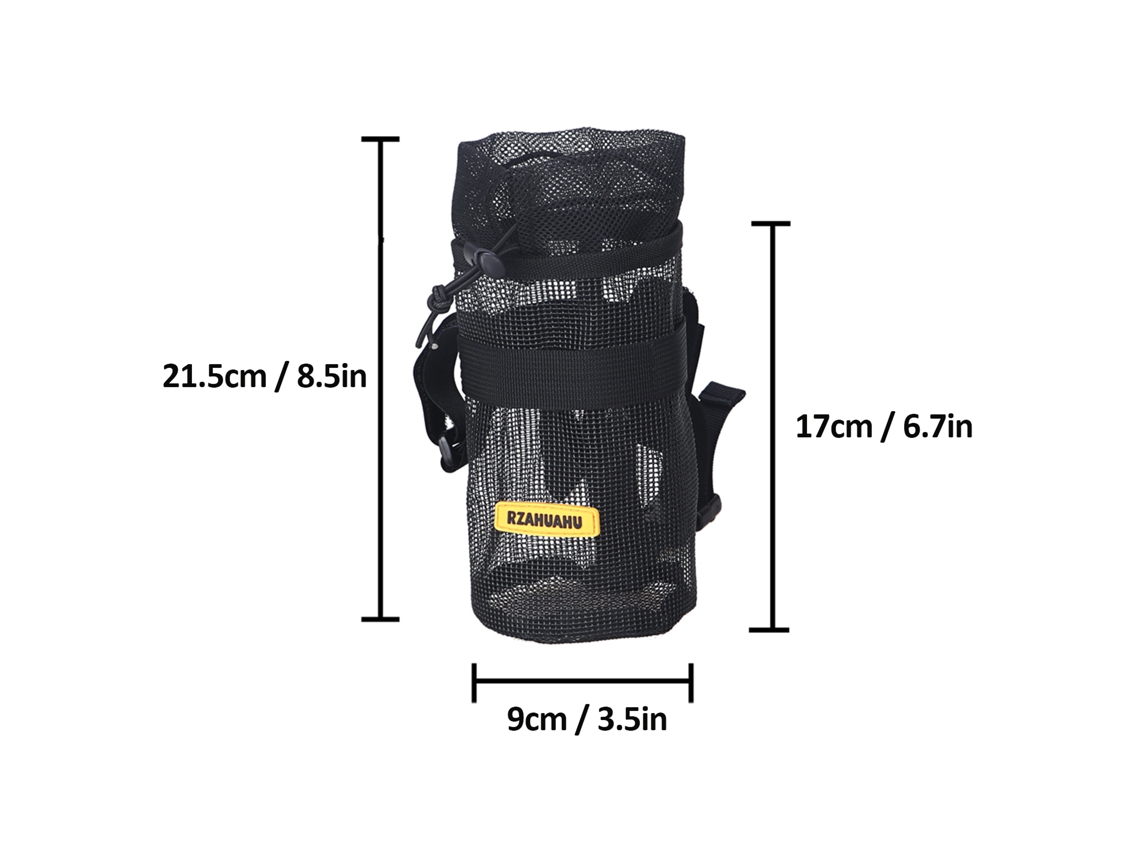 Porta Vasos Para Bicicleta Porta Botellas De Agua Porta Altavoces Malla Bolsa De Almacenamiento Para Manillar