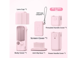 Juego de 6 fundas protectoras de silicona para DJI Osmo Pocket 4 Digitallab (rosa)