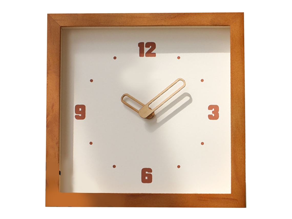 Reloj de pared retro abatible de acero inoxidable de alta precisión
