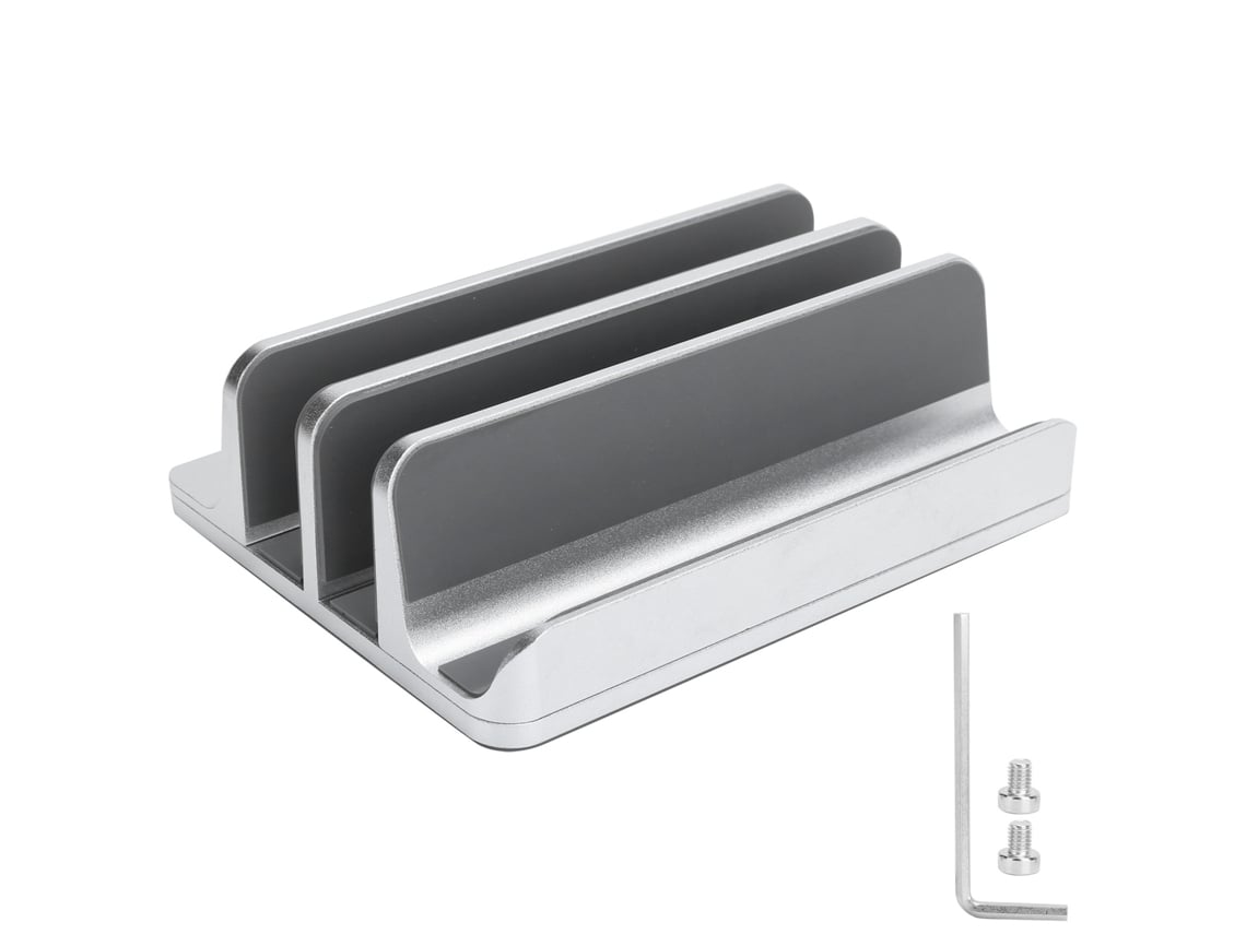 Suporte Para Notebook (armazenamento Vertical Duplo, Ajustável)