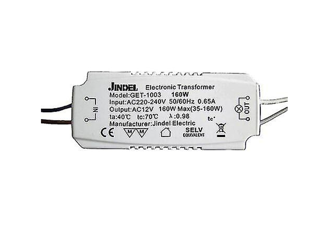 Halogen Transcompatible Withmer Ac220-240v / Ac12v Jindel Get-1003 160w-b7
