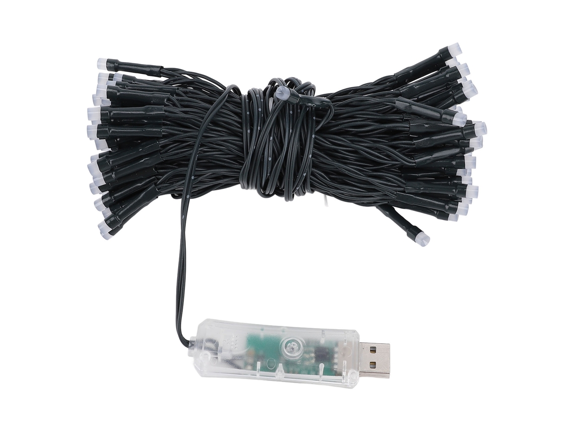 Rebe-luz De Navidad Inteligente 32.8ft 100led Bluetooth Rgb Con Sincronización Musical App Para Fiesta Boda