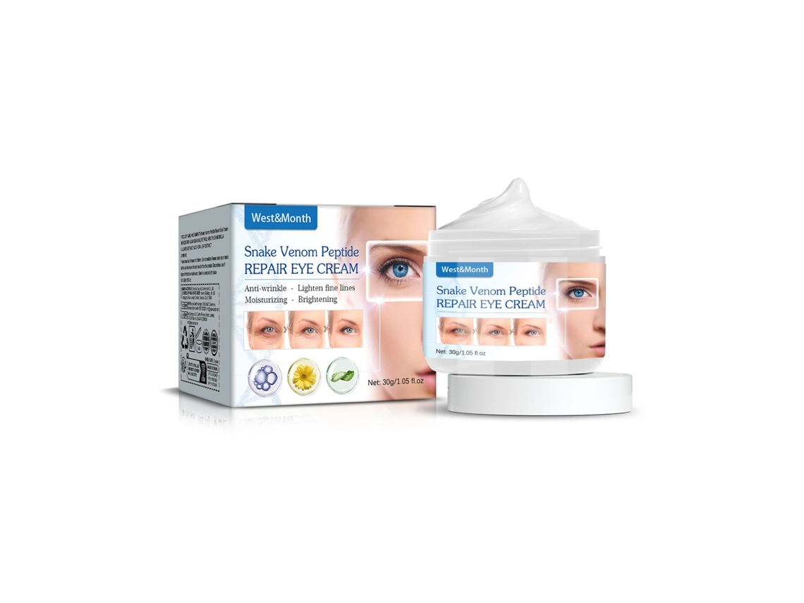 Crema para el contorno de ojos con péptido de veneno de serpiente