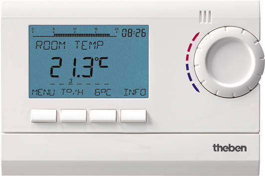 Theben 8120132 Ramses 812 top2 cronotermostato digital para la en del tiempo y regulación temperatura
