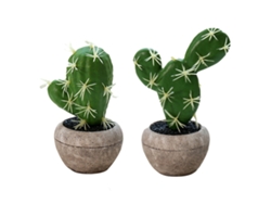 Pequeñas piezas de plantas simuladas, cactus en maceta, miniatura creativa, decoración de plantas verdes