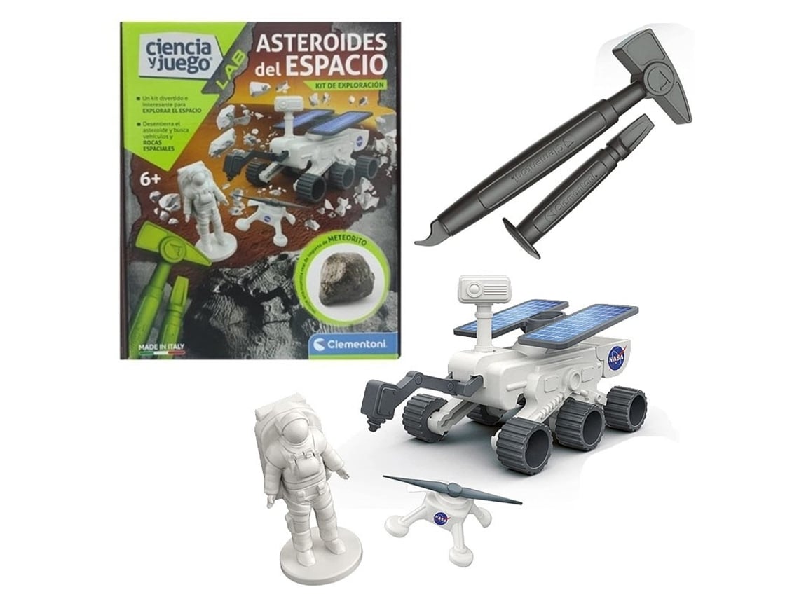 Kit de Ciencia CLEMENTONI Nasa Asteroides Del Espacio Kit de Exploracion (Edad Mínima Recomendada: 6 años)