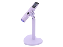 Lámpara Uv Inalámbrica Para Uñas Con Pantalla Lcd Y Temporizadores Duales, Apta Para Esmalte De Uñas En Gel Morado. Siurn