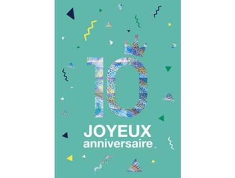 Tarjeta doble KIUB Les Ages By 10 ans