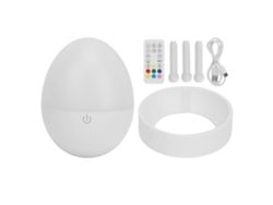 Máquina de ruido blanco para dormir con control remoto, iluminación colorida inteligente, recargable, temporizador de apagado automático, 20 sonidos de ruido blanco