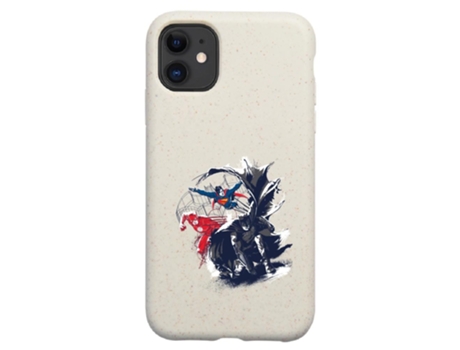Funda Oficial Dc Comics Liga La Justicia Personajes Tierra Warner Bros Compostable para iPhone 11 PHONECASES3D