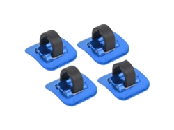 2026-cansucc 4 Piezas Guía De Cable De Freno Bicicleta Adaptador De Cambio Hebilla Marco C Bicicleta(azul)