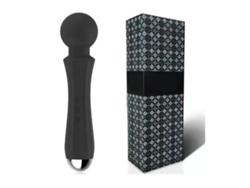 Vibrador para mujeres, juguetes sexuales para adultos, vibrador personal de clítoris, varita masajeadora, 20 modos de vibración, recargable, negro