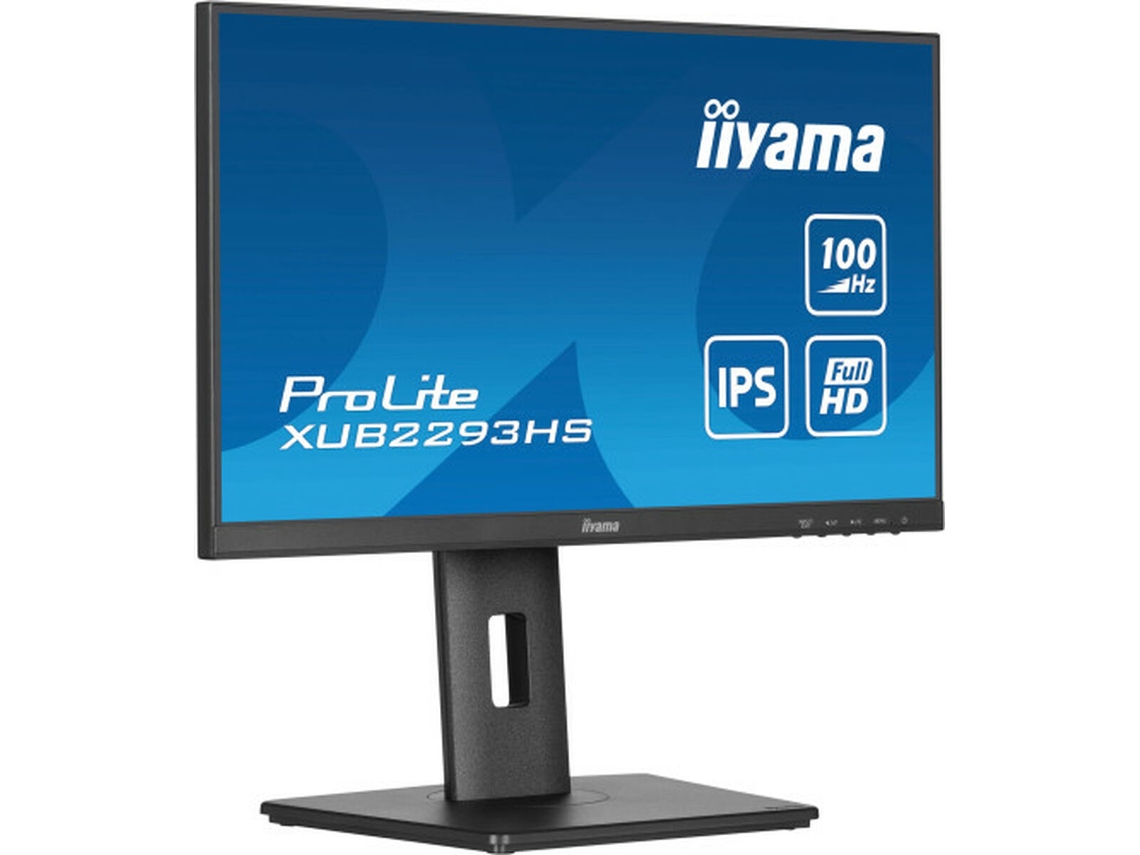 Monitor IIYAMA XUB2293HS-B6 (Negro - Full HD - Flicker free - 22" - Enchufe EU - 1 ms)