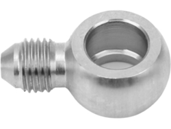 Adaptador An-4 De Acero Inoxidable, Conexión Duradera, Tornillos Banjo M12, Ojal Para Mecánicos.
