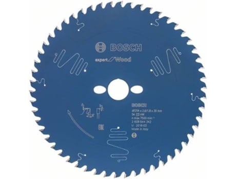 Disco de sierra circular BOSCH EX WO T 254x30-54