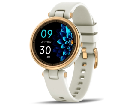 Smartwatch, Reloj deportivo para mujeres, Monitor de frecuencia cardíaca y oxígeno en sangre,Blanco CHRONUS
