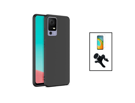 Funda Cleargorilasglass Proteção Traseira para Tcl 40 Se Tcl 40 Se GIFT4ME Negro