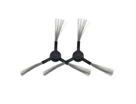4pc para xiaomi mi roborock 1c escova lateral peças sobressalentes escova lateral preta