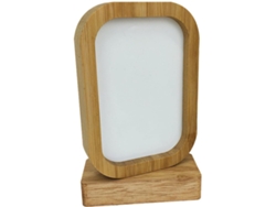 Delicado Marco Fotos Bambú Sintético Doble Esquinas Redondeadas Decorativo Escritorio Proteger Decorar Hogar
