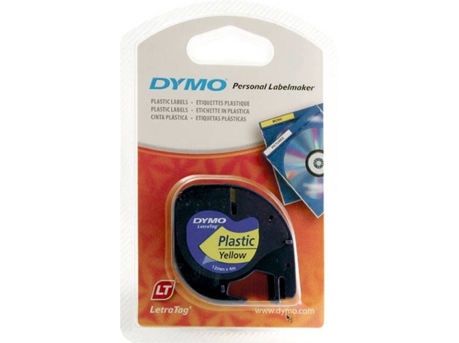 FITAS DYMO LETRATAG AMARELA