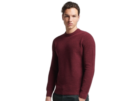 Camiseta para Hombre SUPERDRY (Algodón - XL - Rojo)