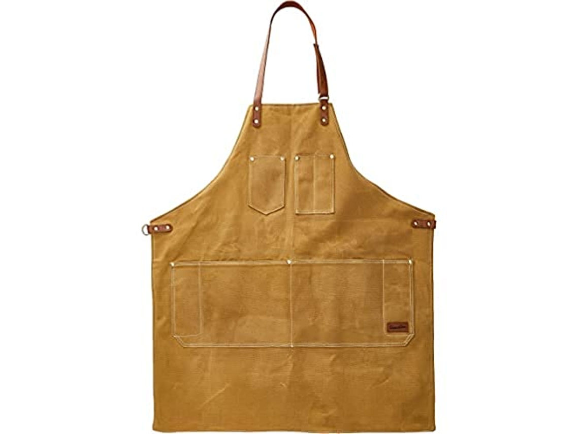 Delantal de barbero Dapper Dan color tierra