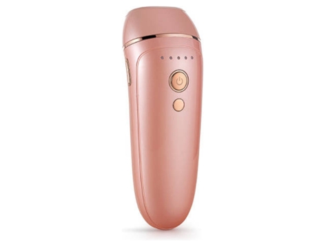 Depiladora Eléctrica Indolora 2 Modos y 5 Niveles de Intensidad Depilación Profesional Oro Rosa AUJEZON