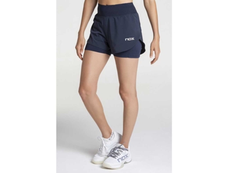Calção NOX Shorts Fit Pro Azul S Mulher