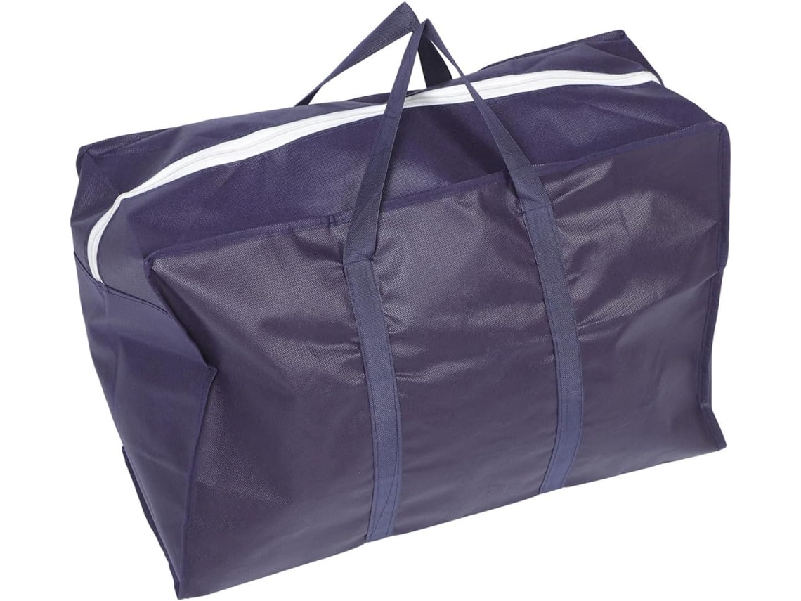 Bolsa Almacenamiento Exterior Capacidad Fabricada Tejida Fácil Transportar Viajes Acampadas Ropa Gran Tela No
