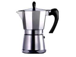 Cafetera aluminio vip colec  9 tazas vitr0  liquidar