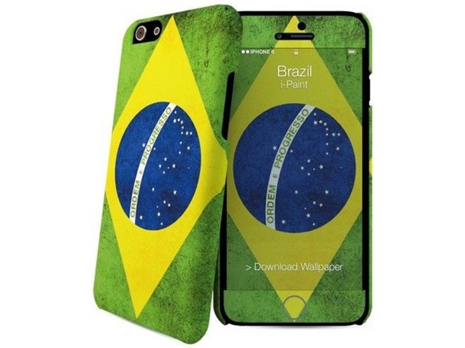 Funda iPhone 6, 6s, 7, 8 I-PAINT Hard Case Verde