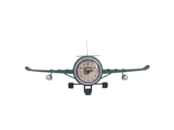 Reloj de Mesa SIGNES GRIMALT Avión Metal Vintage 8x16,5x42 cm