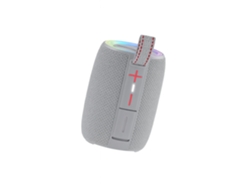 Coluna Wireless Portátil Com Luz Led 8w Sanda Sk-17 Cinzento