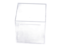 Hucha Cúbica De Acrílico Transparente De 12 Cm Para Adultos - Caja De Ahorros