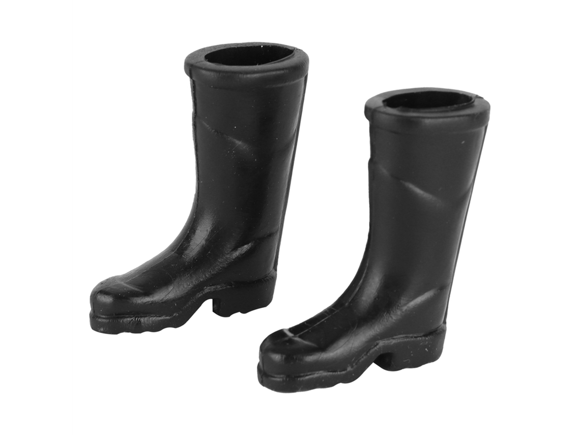 1 Par De Botas De Lluvia En Miniatura A Escala 1:12 Para Accesorios Decorativos De Casas De Muñecas.