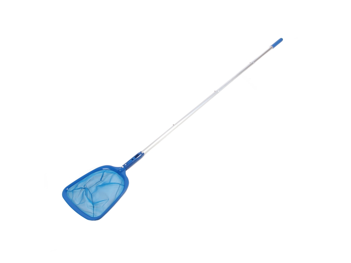 Red recogedora de hojas para piscina con mango resistente y desmontable