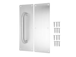 Manilla De Puerta Tipo Push-pull De Acero Inoxidable 304 Blanca Para Oficinas, Hoteles Y Restaurantes.