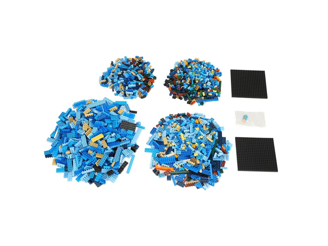 Bj-brinquedo De Blocos Micro Star Sky Para Crianças: Quebra-cabeça 3d De Parede Para Melhorar A Imaginação E Educação Familiar