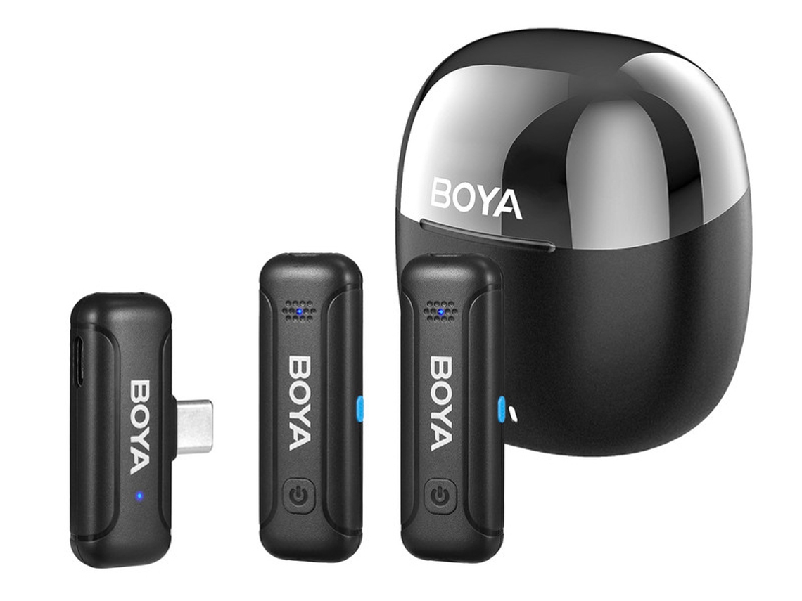 Mini Micrófono Inalámbrico BOYA BY-WM3T-U2 2.4GHz Omnidireccional Android USB-C