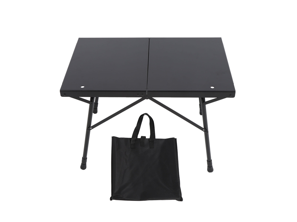 Mesa de camping plegable con ajuste de altura y resistente para exteriores