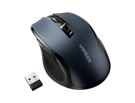Ratón Inalámbrico UGREEN Mu006 2.4Ghz 4000Dpi Negro