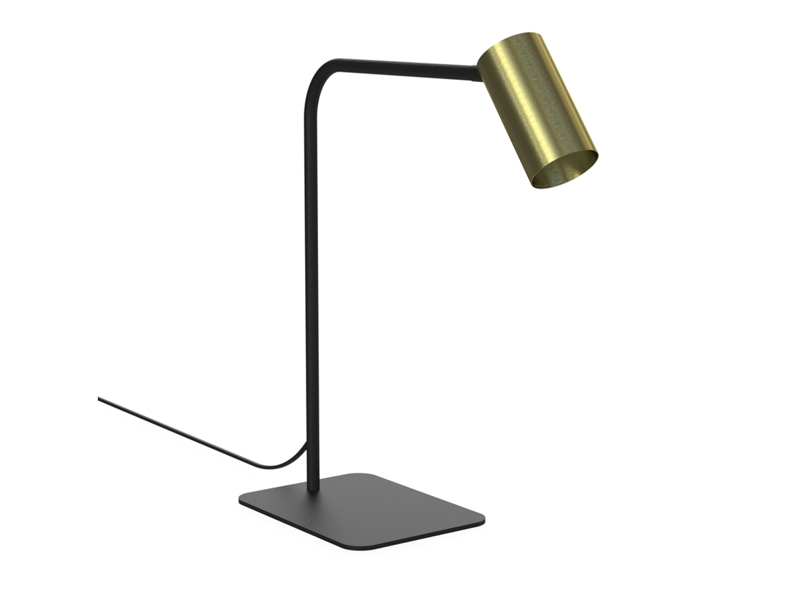 Lámpara NOWODVORSKI Mono Candeeiro De Mesa Solid Brass (Dorado - Latón Macizo)