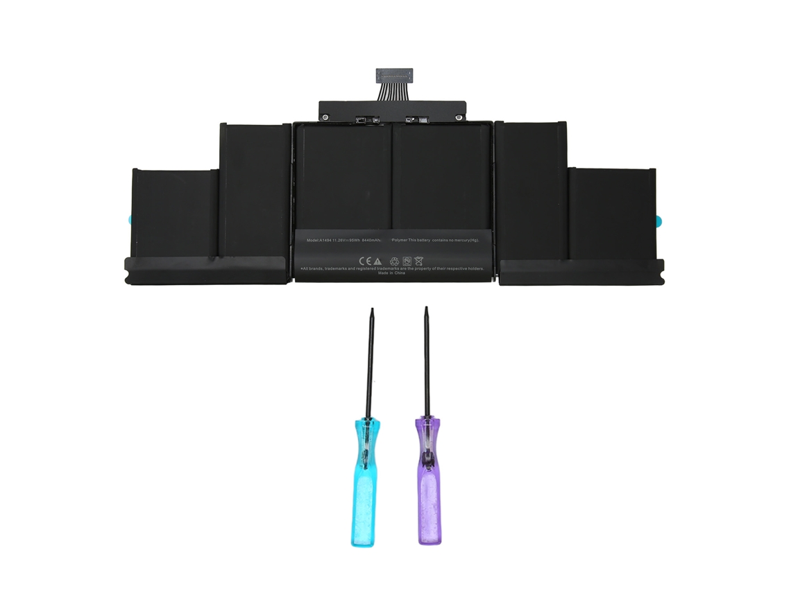 Bateria De Substituição Para Laptop Pro 15 A1398 A1494 11.26v 95wh 8440mah Com Proteção Múltipla
