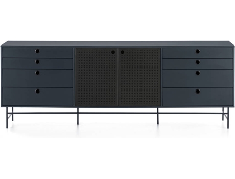 Aparador BAZAR MONDIALE Punto (Azul Oscuro - 212x47x77 cm)