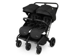 Carrito De Paseo Para Gemelos Babygo Go Twice Black