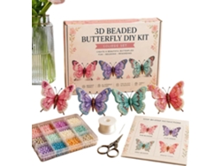 Kit De Manualidades Con Cuentas Mariposa