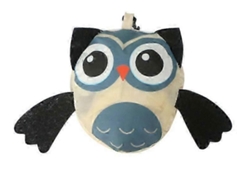 Bolsa de compras plegable y portátil con un bonito estampado de búho. GOKOCO