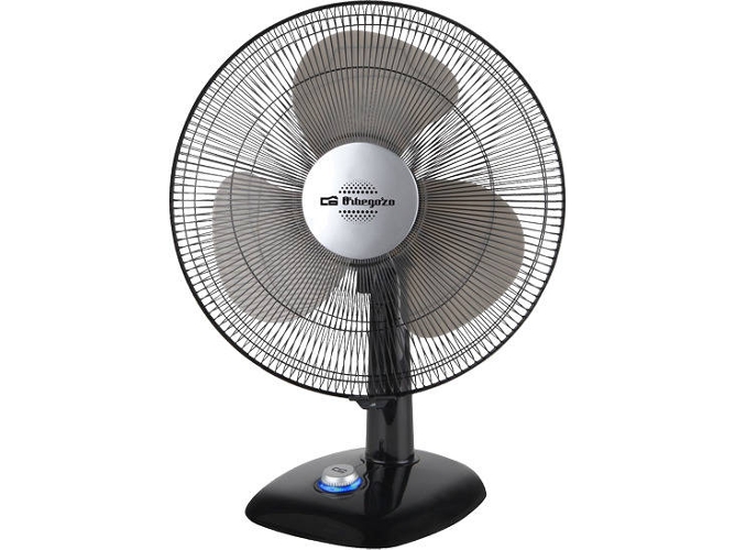 Ventilador de Sobremesa ORBEGOZO TF 0124 (2 velocidades - 25 W - Diámetro: 23 cm)
