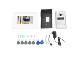 Sistema De Intercomunicación Video 1080p Hd Timbre De Video Cableado Con Pantalla Táctil De 7 Pulgadas Plug Eu